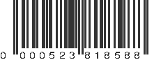 UPC 000523818588