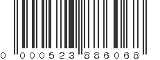 UPC 000523886068