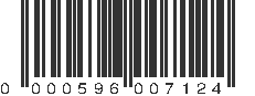 UPC 000596007124