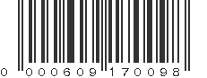 UPC 000609170098