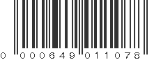 UPC 000649011078