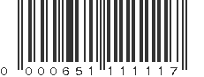 UPC 000651111117