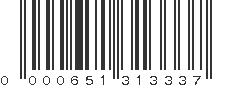 UPC 000651313337