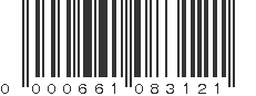 UPC 000661083121