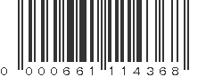 UPC 000661114368