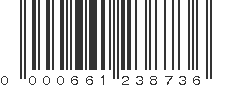 UPC 000661238736