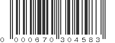 UPC 000670304583