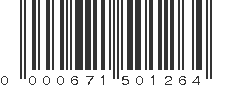 UPC 000671501264