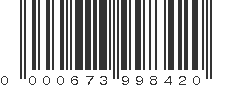 UPC 000673998420