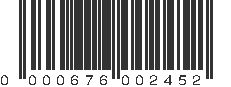 UPC 000676002452