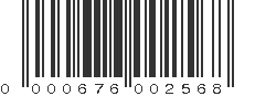 UPC 000676002568