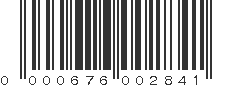 UPC 000676002841