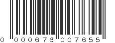 UPC 000676007655