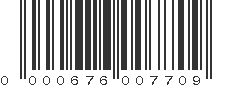 UPC 000676007709