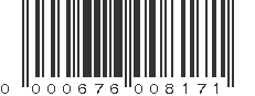 UPC 000676008171