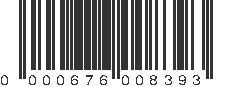 UPC 000676008393