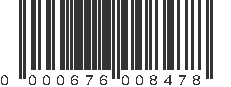 UPC 000676008478