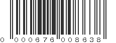 UPC 000676008638