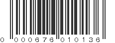 UPC 000676010136