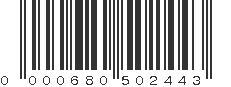 UPC 000680502443