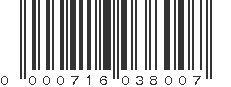 UPC 000716038007