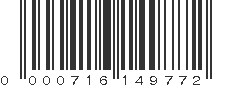 UPC 000716149772