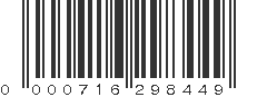 UPC 000716298449