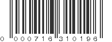 UPC 000716310196