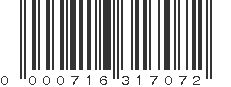 UPC 000716317072