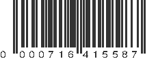 UPC 000716415587