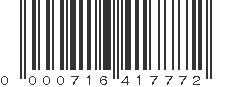 UPC 000716417772