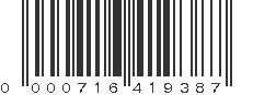 UPC 000716419387