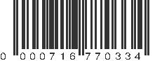 UPC 000716770334