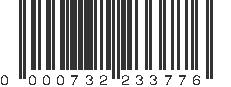 UPC 000732233776