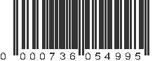 UPC 000736054995