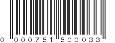 UPC 000751500033