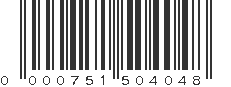 UPC 000751504048