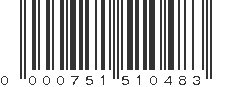 UPC 000751510483