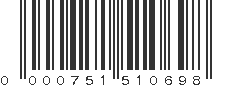 UPC 000751510698