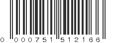 UPC 000751512166