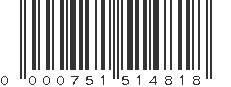 UPC 000751514818