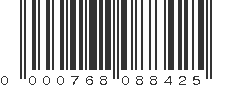 UPC 000768088425