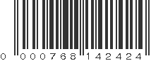 UPC 000768142424