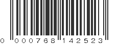 UPC 000768142523