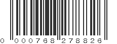 UPC 000768278826