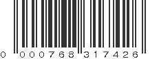 UPC 000768317426