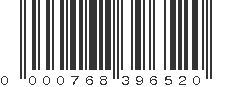 UPC 000768396520