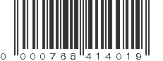 UPC 000768414019