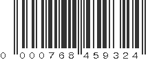 UPC 000768459324