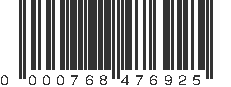 UPC 000768476925